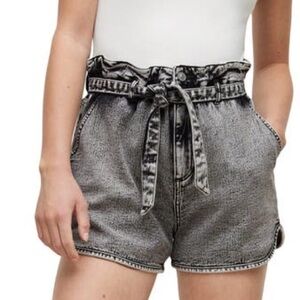 All Saints Paperbag Waist Shorts